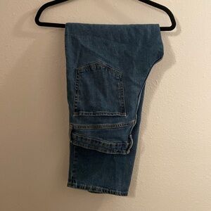 100% cotton jean | fly zipper & straight legged